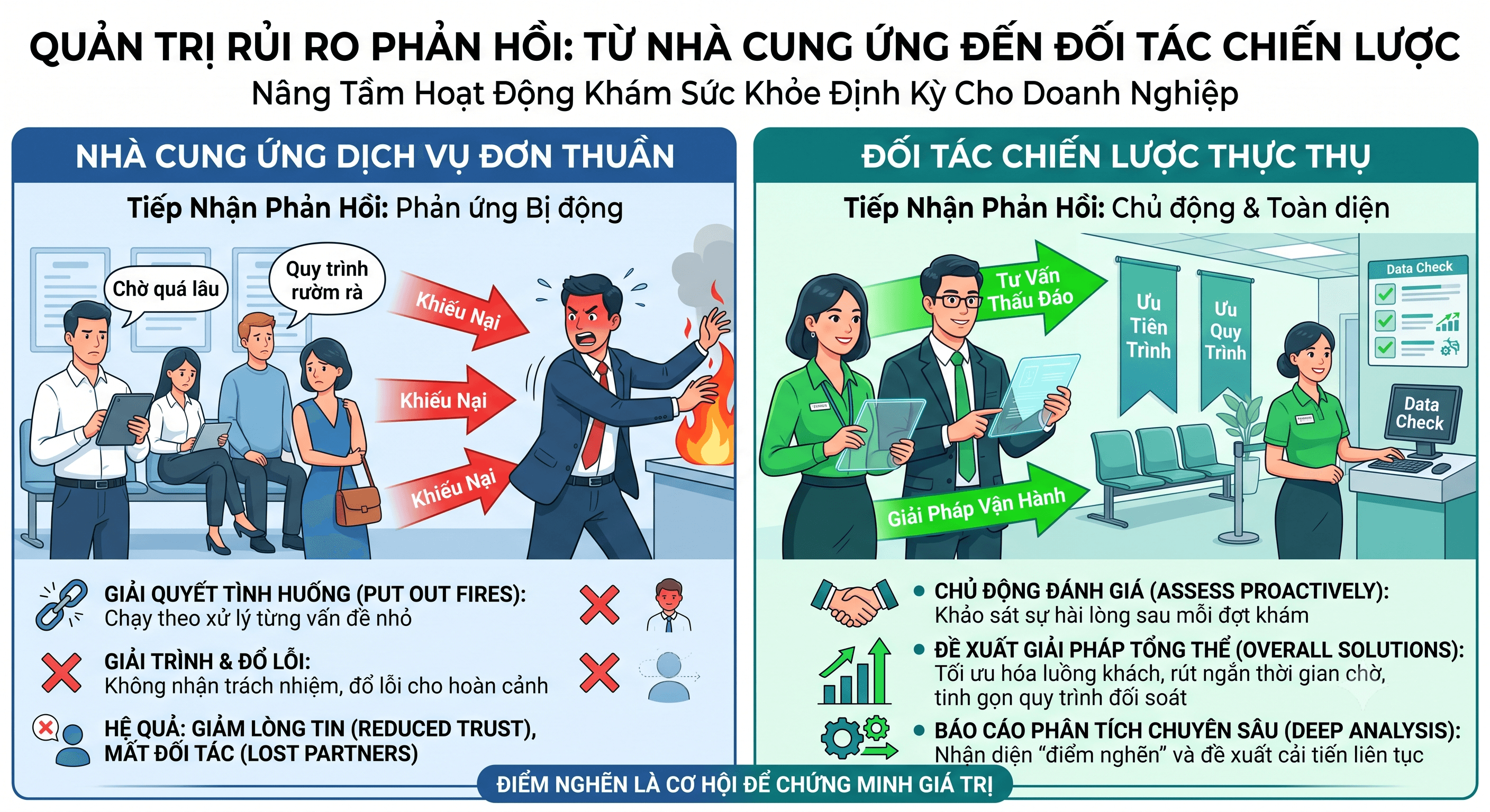 🛡️ Quản Trị Sự Bất Hài Lòng Của Khách Hàng B2B: Biến Điểm Nghẽn Vận Hành Thành Bằng Chứng Chất Lượng Chuẩn Nhật